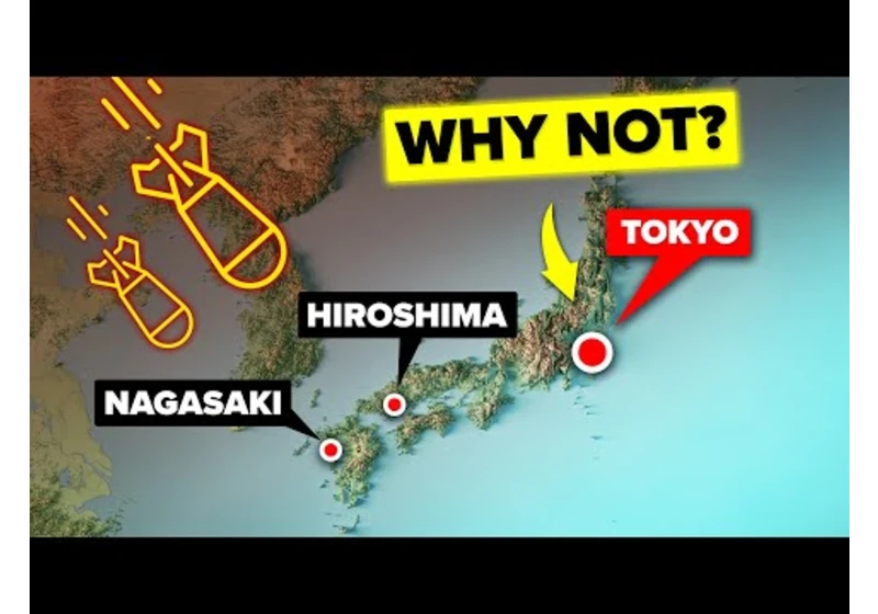 Why the United States DIDN'T Target Tokyo With Atomic Bombs