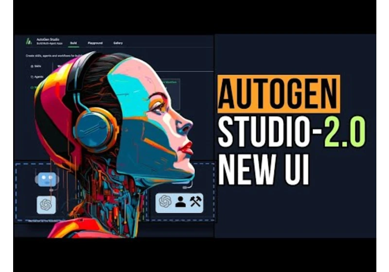 AutoGen Studio UI 2.0: Easiest Way to Create Custom Agents