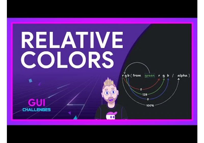 Thinking on ways to solve RELATIVE COLORS