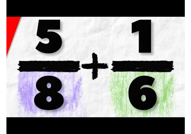 Adding Fractions with Unlike Denominators | Pre-Algebra