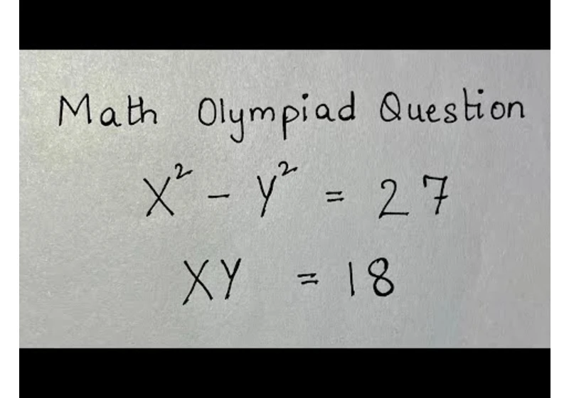 LKLogic is going live! Nice Math Olympiad Problem