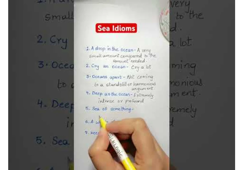 Sea Idioms