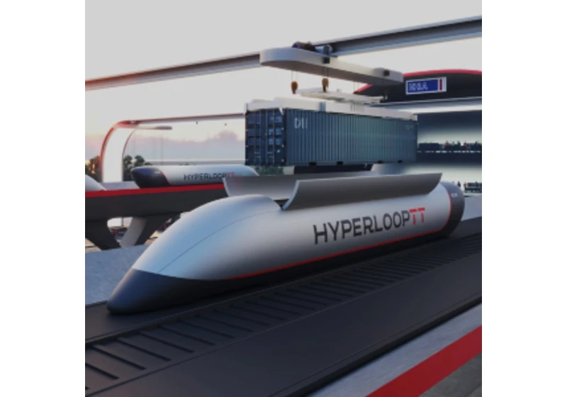 Transportní systém HyperPort je jako hyperloop pro nákladní kontejnery