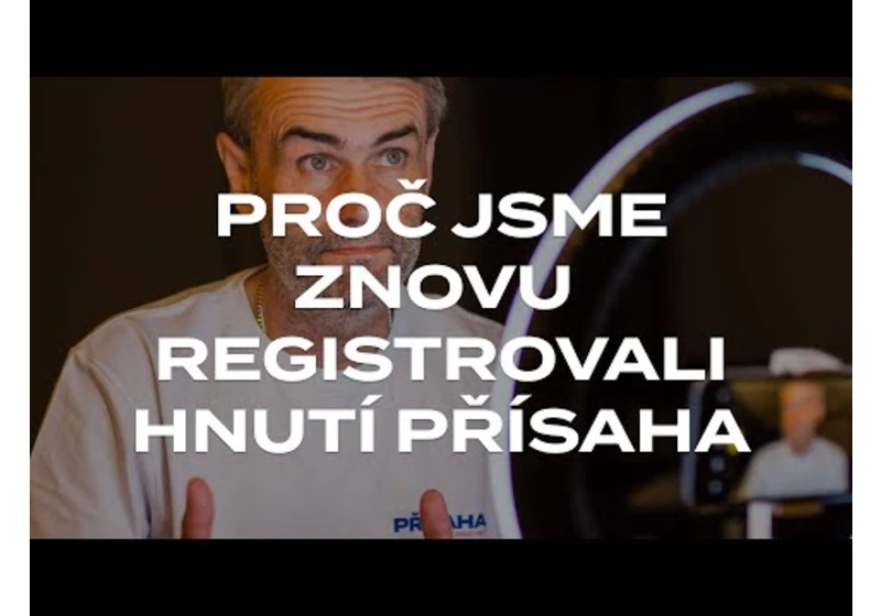 Proč jsme znovu registrovali naše hnutí Přísaha?