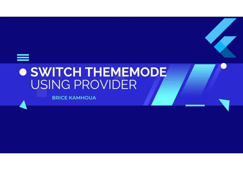 Easily switch themeMode in Flutter using Provider.