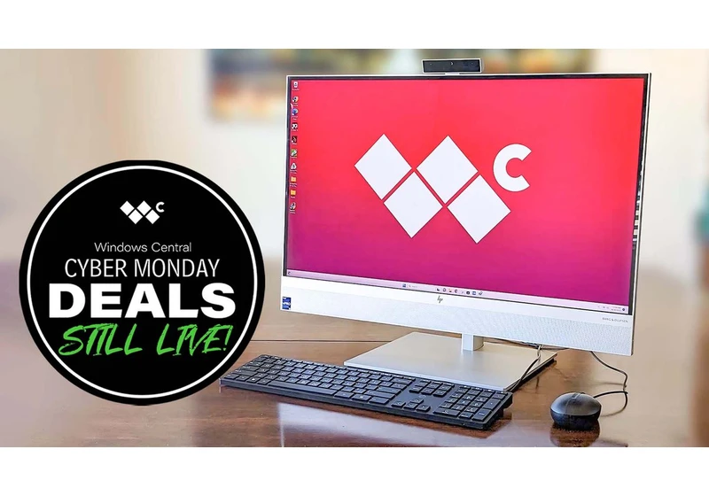  Time is almost up to get this insane Cyber Monday all-in-one deal — With a 27-inch touchscreen, speakers, and a built-in webcam, you won't need to buy anything else 