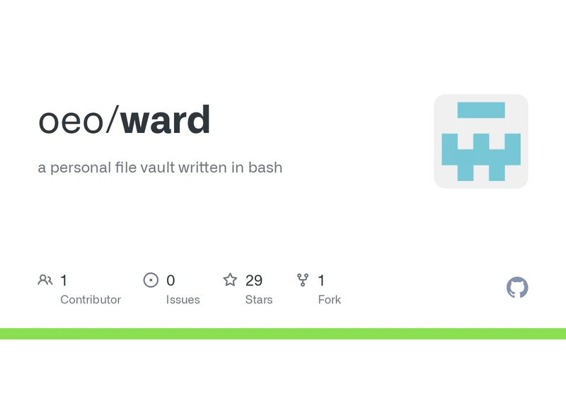 Show HN: Ward – a file vault written in bash