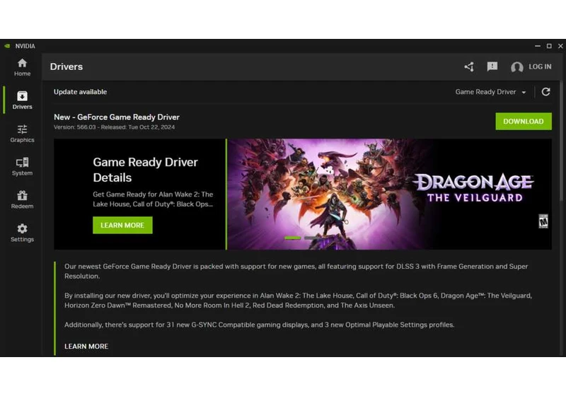 The Nvidia App leaves beta. Goodbye, GeForce Experience