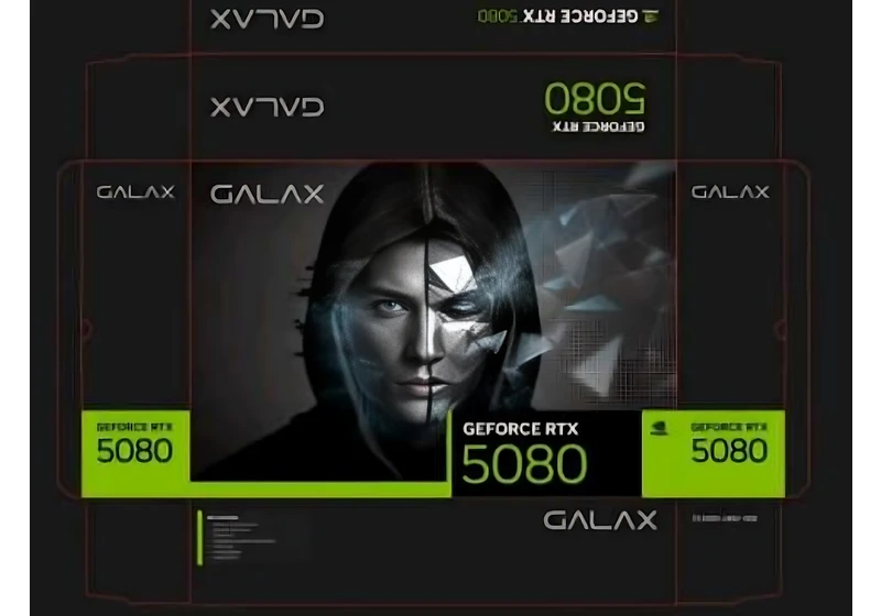  Alleged GALAX GeForce RTX 5080 box art surfaces online preceding next month's CES 2025 debut 