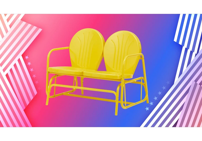 Sit Pretty This Labor Day With $50 Off This Sunny Yellow Outdoor Chair