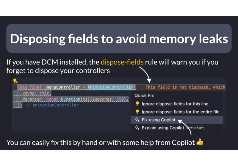 Disposing Fields to Avoid Memory Leaks