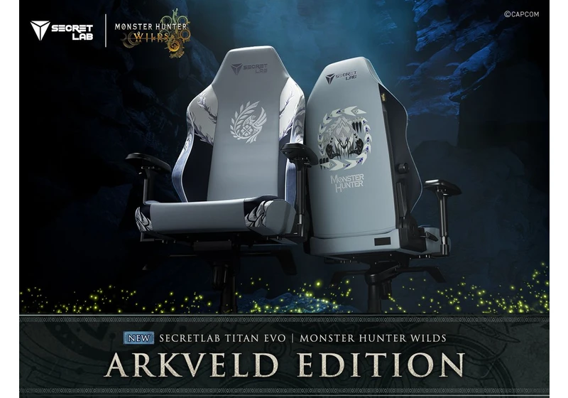  Secretlab celebrates Monster Hunter Wilds' impending release with a themed gaming chair featuring the symbol of Arkveld 