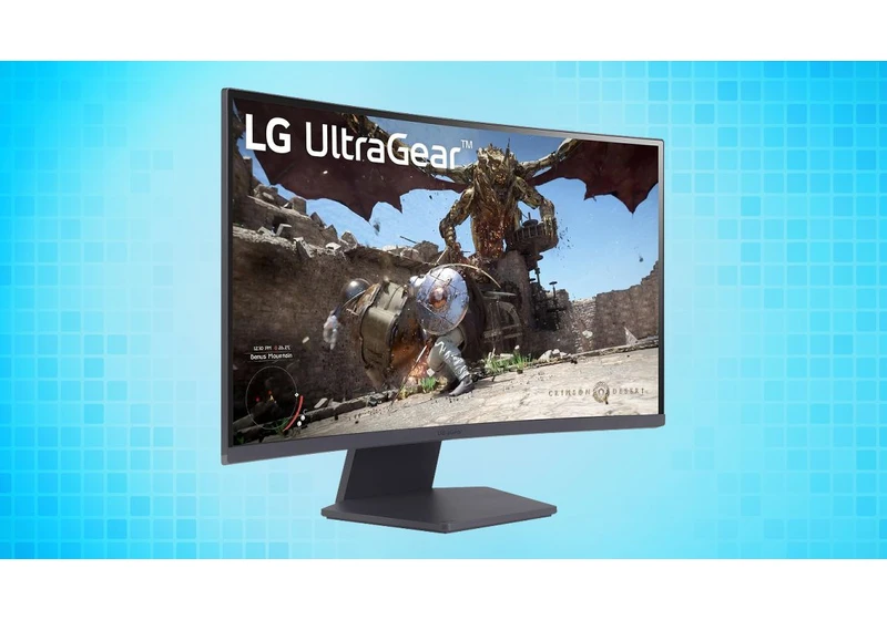  LG 27-Inch QHD UltraGear curved gaming monitor is on sale for $156 