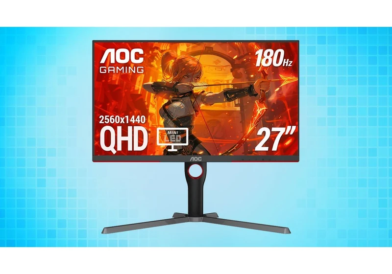  You can buy this AOC 27-inch Mini-LED 2K gaming monitor for just $249 at Amazon 