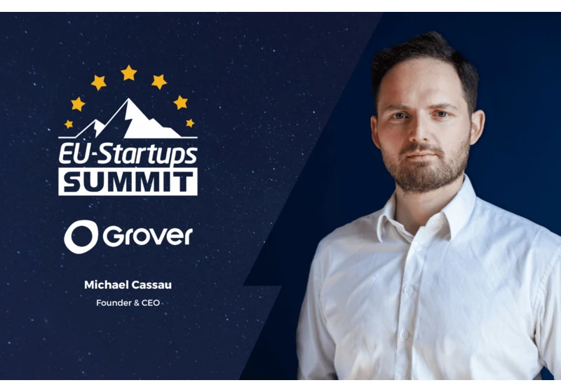 Grover founder Michael Cassau will speak at this year’s EU-Startups Summit on April 20-21 in Barcelona!