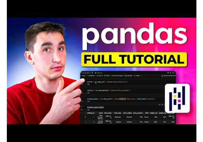 Complete Python Pandas Data Science Tutorial! (2024 Updated Edition)