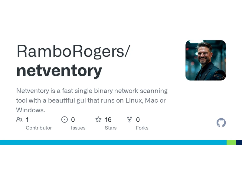 NetVentory – Modern single binary console NMAP replacement with GUI