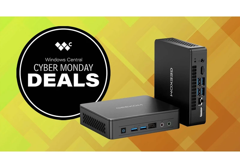  Right now for Cyber Monday, you can get one of our favorite mini PCs for under $200 — Yes, really 