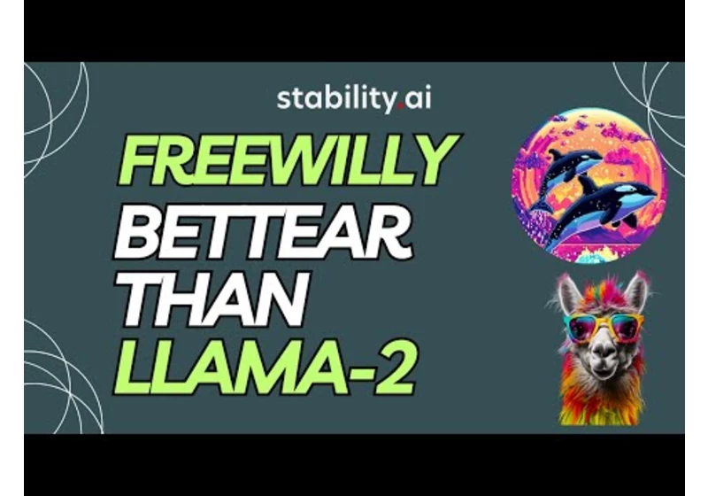 FreeWilly (Orca 🐳): NEW LLM Leader!  Better Than Llama-2