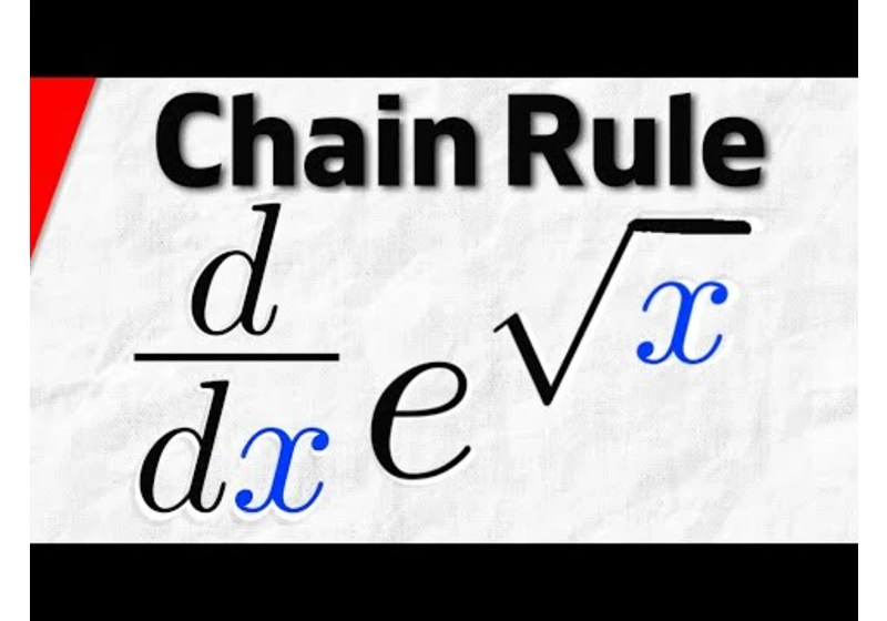 Derivative of e^sqrt(x) with Chain Rule | Calculus 1 Exercises