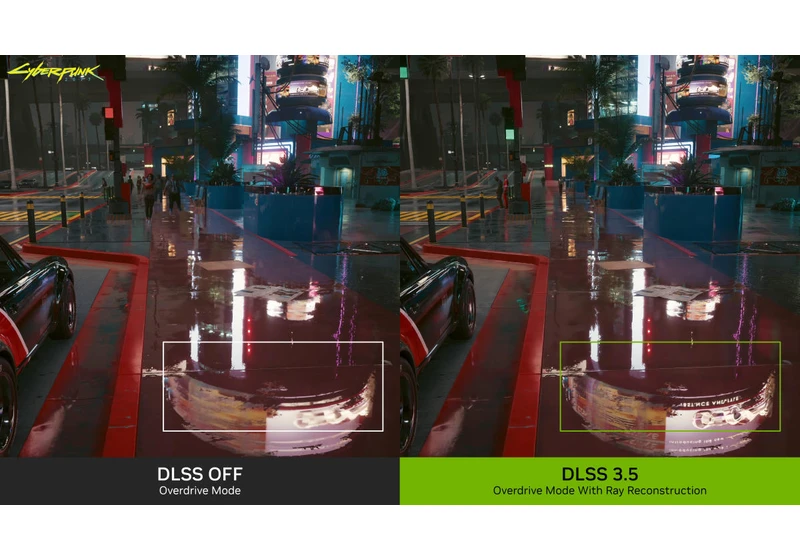 NVIDIA’s DLSS 3.5 brings upgraded ray-tracing to Cyberpunk 2077 this week