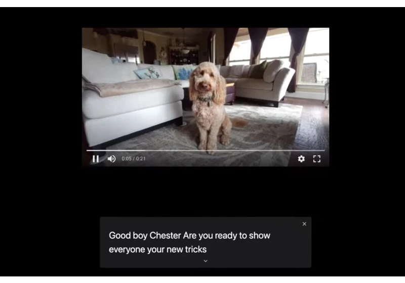 Chrome can now caption almost any video or audio