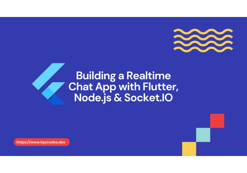 Building a Realtime Chat App with Flutter, Node.js & Socket.IO