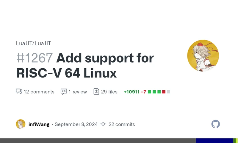 LuaJIT PR: Add Support for RISC-V 64