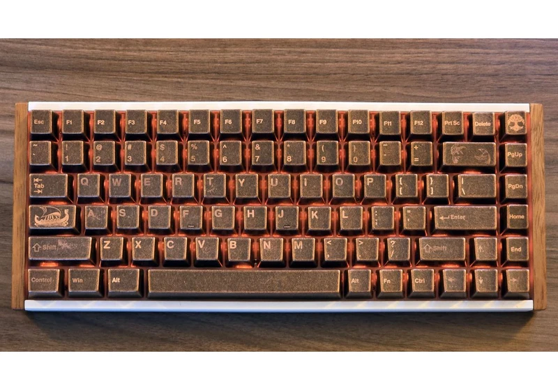  Awekeys Antiques Metal keycaps are Viking-themed luxury for your fingertips 