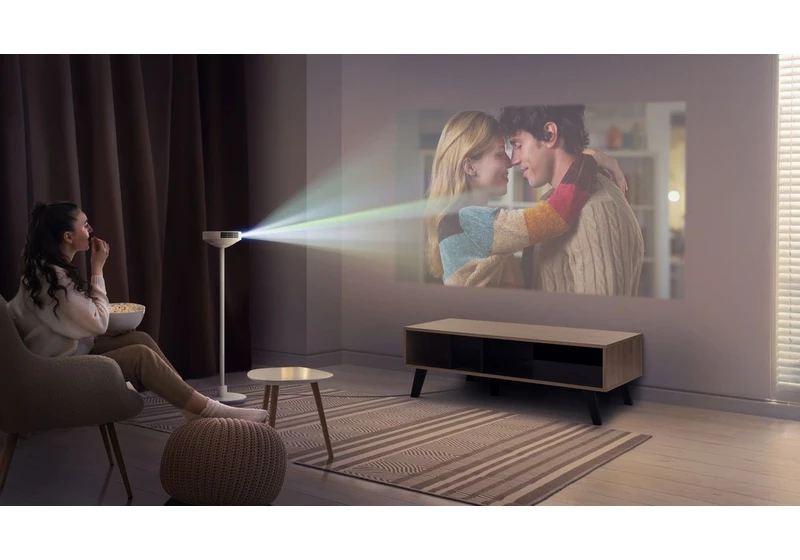  LG's latest projector is also a lamp and a Bluetooth speaker – and there's a tiny new 4K projector too 