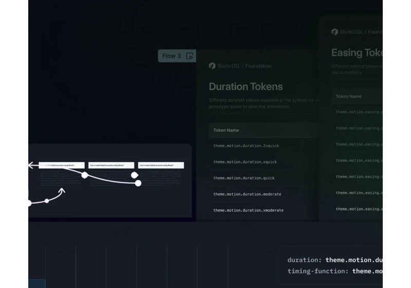 Behind the scenes of animating a design system component