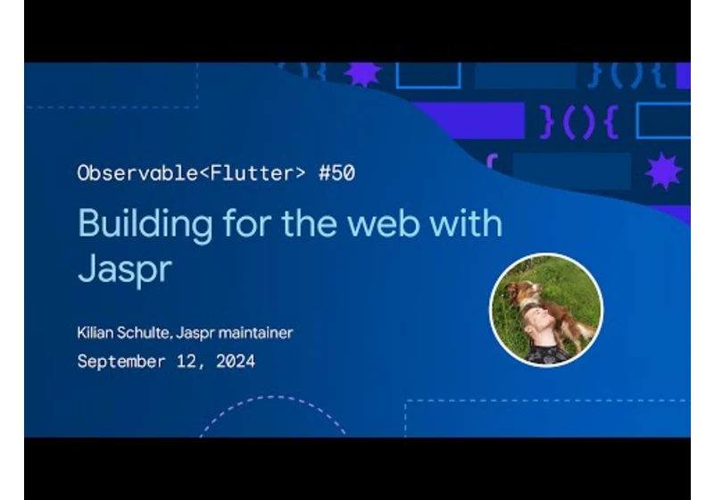 Building for the web with Jaspr | Observable Flutter #50