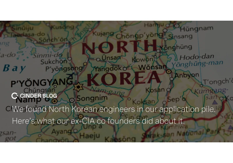 We found North Korean engineers in our application pile. Here's what we did