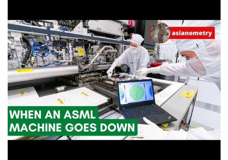 When an ASML Lithography Machine Goes Down