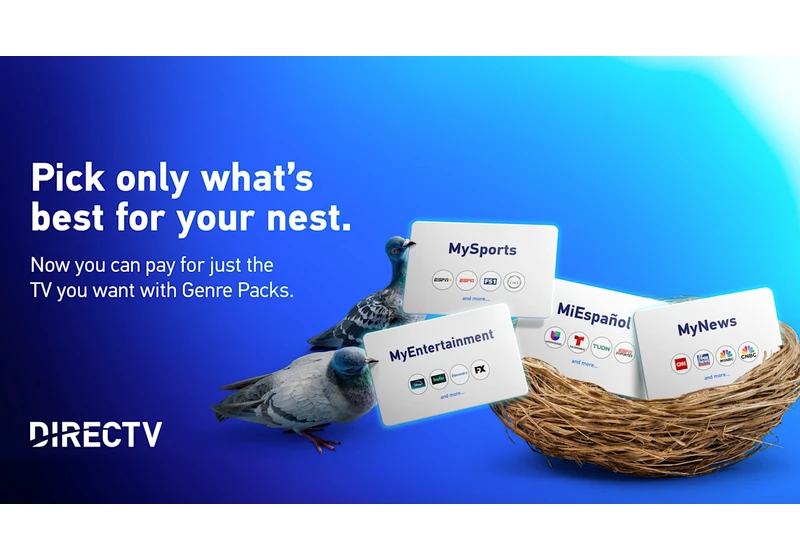 DirecTV launches Genre Packs, a more affordable way to get channels you actually want