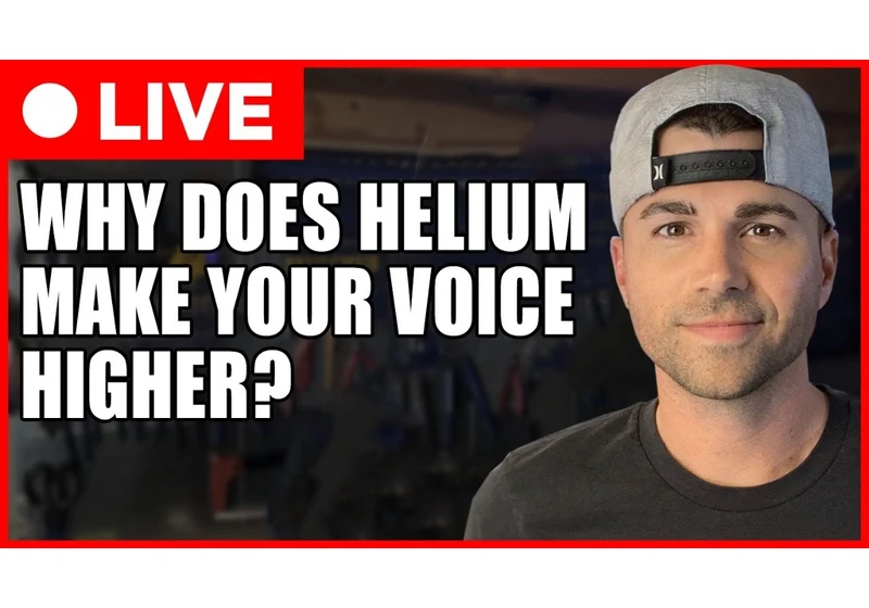 SCIENCE CLASS #1- WHY Does Helium Make Your Voice Higher?