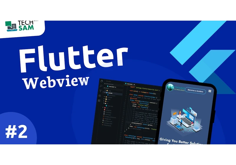 FLUTTER WEBVIEW TUTORIAL #2 - Convert a website to an app using flutter.