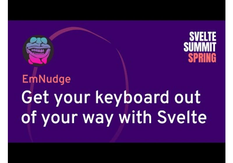 EmNudge - Get your keyboard out of your way with Svelte