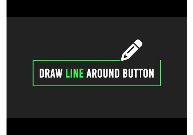 Draw Line Around Button on Hover | Html CSS Animation Effect