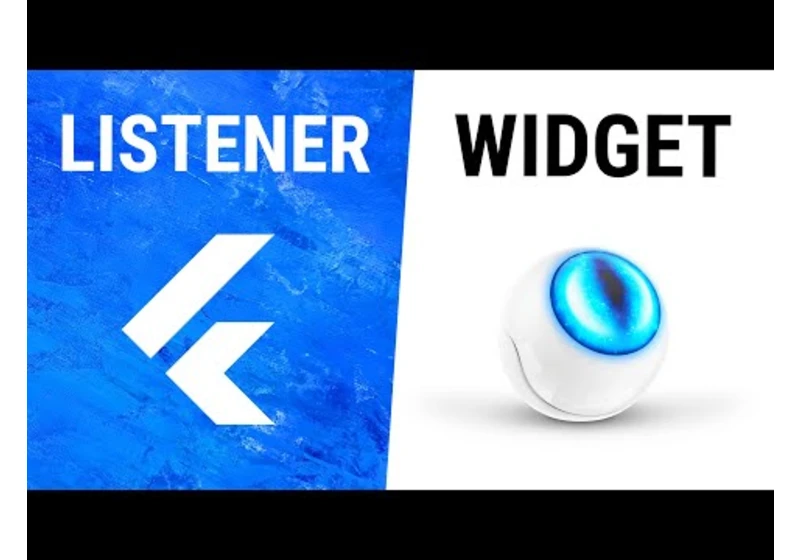 Flutter Listener Widget