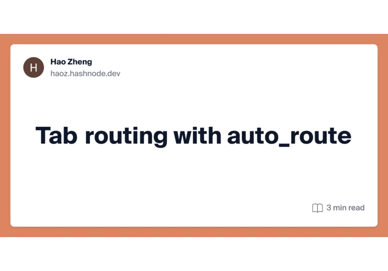 Tab routing with auto_route