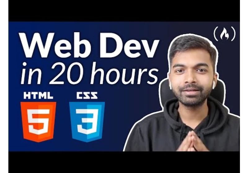 Web Development with HTML & CSS – Full Course for Beginners