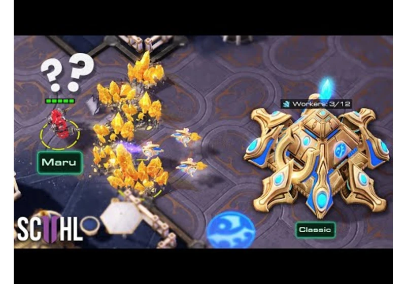 Classic's CRAZY GOLD BASE RUSH - Starcraft 2: Maru vs. Classic