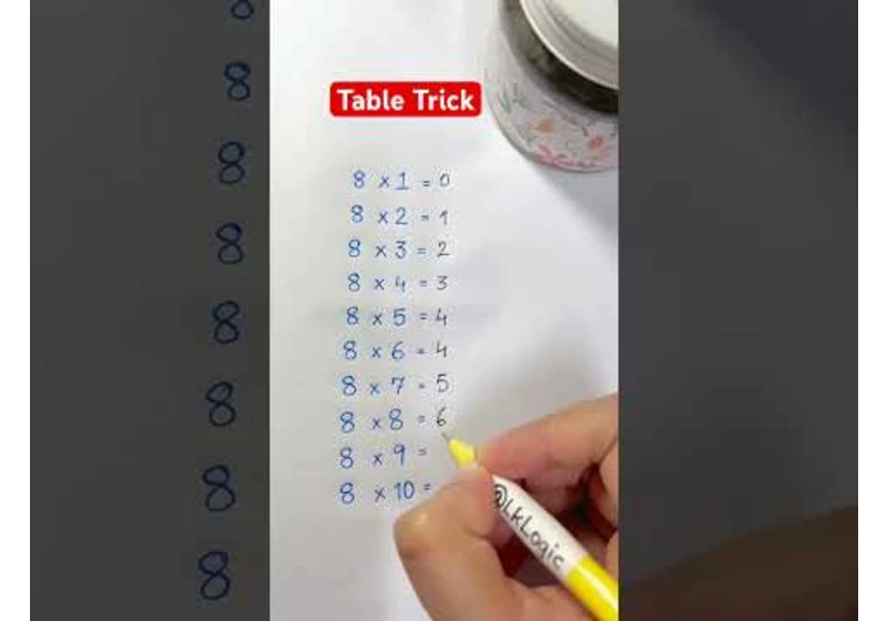 Table Trick for 8