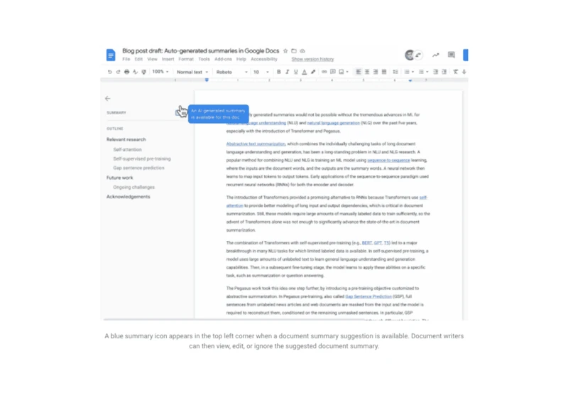 Google Docs can write your meta descriptions