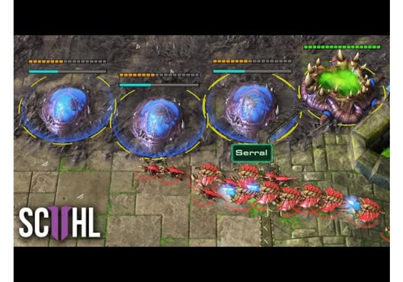 Serral's 300 IQ ZERG RUSH DEFENSE - Starcraft 2: Serral vs. Ragnarok