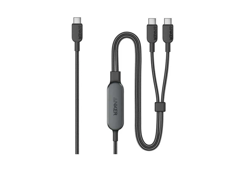 Charge two devices from one port with this $20 Anker split USB-C cable