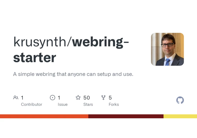 Webring Starter: a modern, simple webring