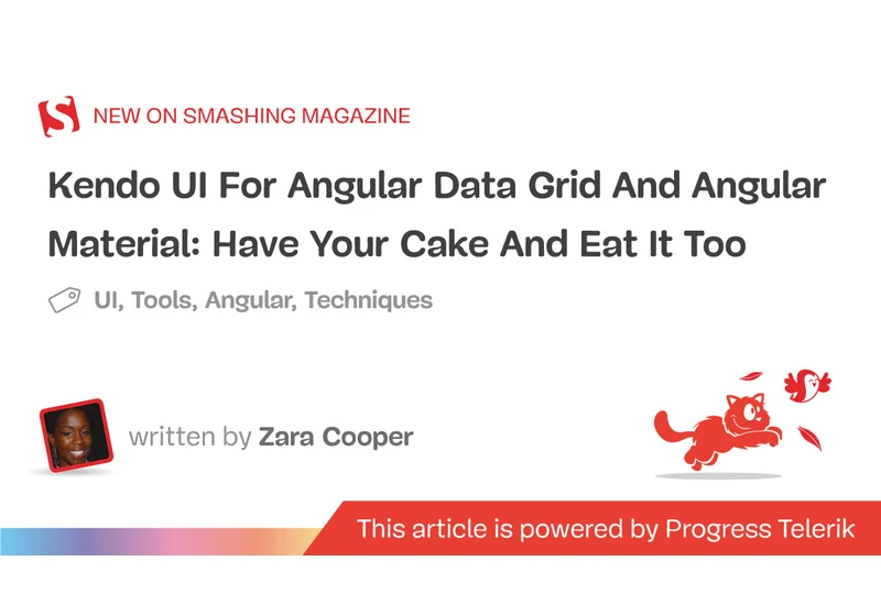 Kendo UI For Angular Data Grid And Angular Material: Have Your Cake And Eat It Too
