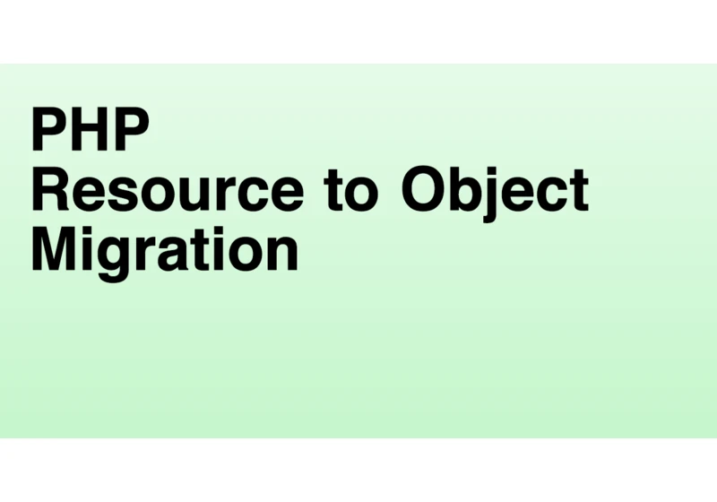 PHP's resource to object transformation